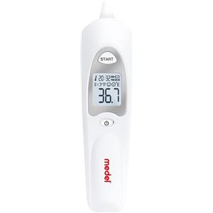 Medel Ear Temp - Termometro per Orecchio ad Infrarossi con Allarme Febbre e 15 Cappucci Inclusi