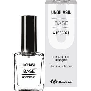Marco Viti Unghiasil Base & Top Coat 10 ml - Trattamento per Manicure Brillante e Protettivo