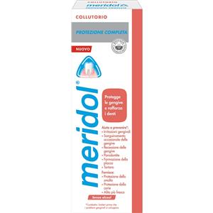 Meridol Collutorio Protezione Completa 400ml - Antibatterico per Gengive Sanguinanti, Senza Alcool