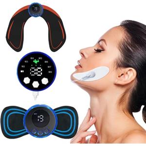 Erysin Elettrostimolatore Muscolare Stimolatore, EMS Glute Trainer Massaggiatore Viso Antirughe Lifting Elettrico Massaggiatore Cervicale Elettrostimolatore mirato per Muscoli Glutei Potenziamento Muscolare
