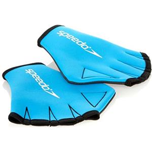 Speedo Unisex Adulto Aqua Glove guanti, Blu, S