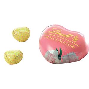 Lindt Cioccolatini Lindor Lindt Cuore Latta Mamma Dolci Auguri 69 g Praline Cioccolato