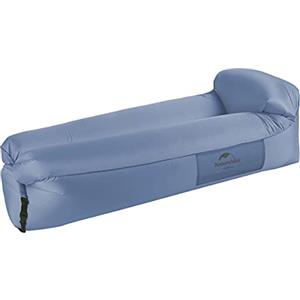 Naturehike Poltrona gonfiabile reclinabile, divano ad aria impermeabile con pacchetto portatile,, letto gonfiabile pigro per viaggi, campeggio, escursioni, piscina e festa in spiaggia (Blu)