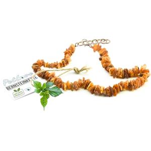 PetLove Collana in Ambra per Cani e Gatti - 100% Ambra Baltica - Collare Antiparassitario - Lunghezza: 25 cm