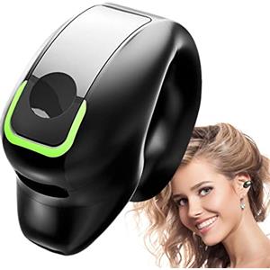 Generic Cuffie a conduzione ossea con clip per orecchio, auricolari single aperti senza fili, GD28, clip per orecchie con alta potenza audio, vestibilità comoda, cuffie leggere per corsa, guida