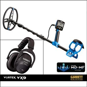 GARRETT Metal Detector Garrett Vortex VX9 OMAGGIO cuffie MS-3 Z-Lynk