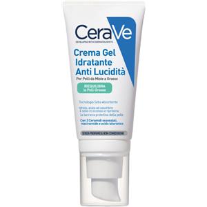 CeraVe Crema Gel Idratante Anti-Lucidità 50ml - Effetto Mat per Pelli Grasse e Miste con Ceramidi e Acido Ialuronico