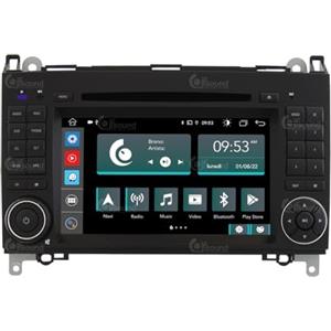 Jf Sound car audio system Autoradio Custom Fit per Mercedes Android GPS Bluetooth WiFi Dab USB Full HD Touchscreen Display 7 processore 8core e comandi vocali