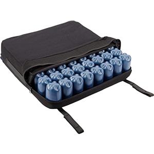 AnteaMED Cuscino antidecubito a bolle d'aria 40x40 cm alto 9 cm per supporto Osso Sacro e Sciatica - per Ufficio, Casa, Auto, Sedia a rotelle (40x40x9 cm)