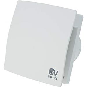 Vortice Mex 100/4 LL 1S T - Aspiratore Bagno 100mm e Cucina con Timer da Parete e Soffitto, Ventola Aspirazione a Basso Consumo, Rimuove Muffa e Umidità, Portata Massima 90 m3/h, 17,3x17,3x12,6cm