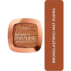 L'Oréal Paris Back to Bronze - Terra Abbronzante Matte 9 g con Estratti Naturali per un Look Abbronzato Naturale