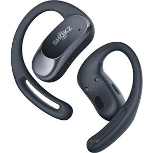 SHOKZ OpenFit Air, cuffie Bluetooth dal design open-ear con 28 ore di autonomia di riproduzione | Colore: Nero