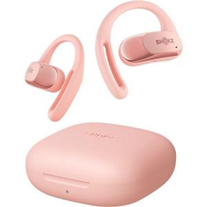 SHOKZ OpenFit Air, cuffie Bluetooth dal design open-ear con 28 ore di autonomia di riproduzione | Colore: rosa