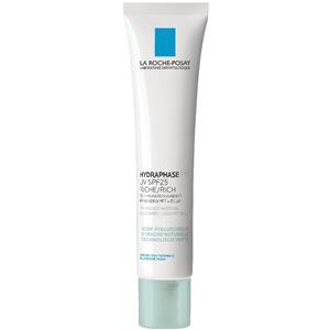 La Roche Posay Hydraphase HA UV Crema Ricca SPF 25 - Idratazione Intensa 72h per Pelle Secca e Sensibile - 40ml