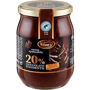 Witor's CREMA SPALMABILE CIOCCOLATO FONDENTE WITOR'S LA FONDENTE 600 GR GLUTEN FREE