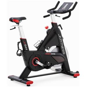 JK Fitness JK544【Spin Bike Magnetica con Volano da 22kg】Cyclette Professionale da Casa, Resistenza Manuale Micrometrica, Connessione APP Zwift & Kinomap, Pedali SPD, Display LCD, Peso Max 150kg