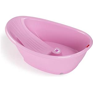OKBABY Bella - Vaschetta Avvolgente per il Bagnetto del Neonato 0-12 Mesi - Rosa