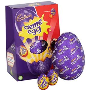 Cadbury Uova di Pasqua al cioccolato grande, 100 g