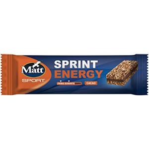 Matt Sport Energy Sprint Cacao - Barretta Energetica Tonificante con Cereali