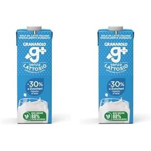 Granarolo Benessere Accadì Plus, Bevanda da latte UHT Parzialmente Scremato, Confezione da 2 Litro, Senza Lattosio (<0,01%), -30% di zuccheri, UHT a Lunga Conservazione.