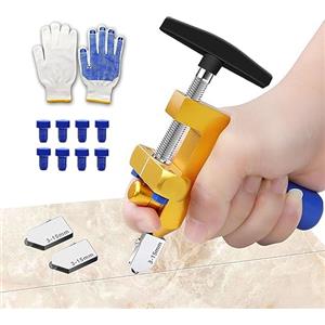 ZRHXG Tagliapiastrelle manuale in vetro Tile Glass Cutting Tool 2 in 1 utensile da taglio con 3 lame in acciaio al tungsteno, 8 piedini per la casa fai da te, vetro, specchi, piastrelle, piastrelle smaltate