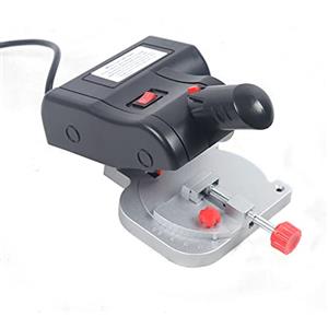 SHZICMY Troncatrice Elettrica 90 W 4500 Rpm Per Metallo Taglio Legno -45° Mini Sega Circolare Da Tavolo Con Lama Per Sega In Metallo E Lama Per Sega In Resina