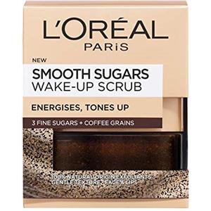 L'Oreal Paris Smooth Sugar Nourish Scrub viso e labbra al cacao, 50 ml