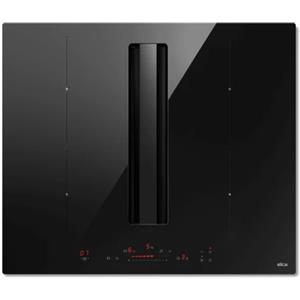 Elica Piano cottura a induzione con cappa NIKOLATESLA ALPHA B BL/A/60 PRF0196211 in vetro nero da 60 cm
