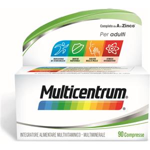 HALEON Multicentrum Adulti - Integratore Alimentare Multivitaminico e Multiminerale Completo, 90 Compresse per Ridurre Stanchezza e Affaticamento