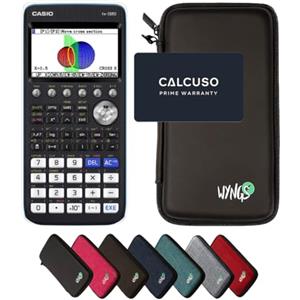 Casio fx-CG50 con Custodia Protettiva WYNGS inclusa Nero - Calcolatrice Grafica - Pacchetto Base