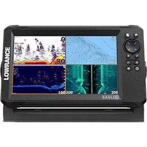 Lowrance Eagle - Ecoscandaglio GPS Chartplotter, Varie Dimensioni, per Pesca, profondità, ProFishing(9,TripleShot HD)