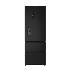 Hisense RF632N4WFE1 Frigorifero French Door, 485 Litri, Ridotta Profondità 70 Cm, Black, Metal cooling, Total No Frost, Classe Energetica E
