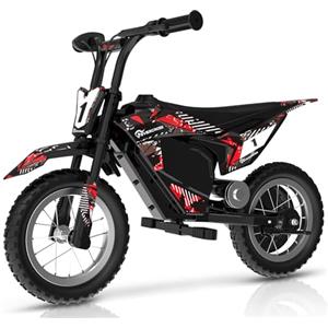 EVERCROSS EV13M Motocicletta Elettrica per Bambini, E-Moto da 150 W, Modalità Velocità 8/16 km/h e Motocicletta Elettrica a Lungo Raggio da 10 km, Moto Cross da 12'' per bambini da 3 a 12 anni