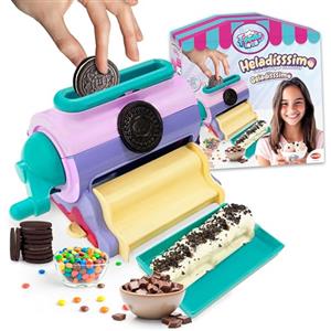 Bizak Heladisssimo, macchina per fare il gelato, con accessorio grattugia per topping, gelato cremoso, non include cibo, (35005071)