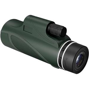 higyee Telescopio monoculare per visione notturna, telescopio monoculare HD 12x50,Cannocchiale monoculare multiuso Telescopio monoculare per smartphone - Telescopio portatile monoculare ad alta