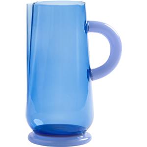 Klevering Caraffa Dew in Vetro Borosilicato Blu - Design Minimalista, Capacità 1 Litro