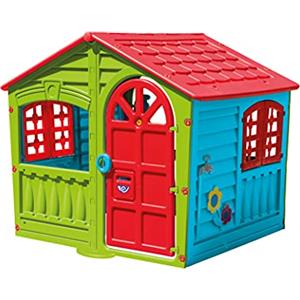 Sport1 One The Sport Maker Sport1 House of fun casetta da giardino per bambini. Casetta per bambini da giardino/interno. Casa per bambini in plastica di facile montaggio. Porta e finestre apribili. Dimensioni 130x111x115cm.