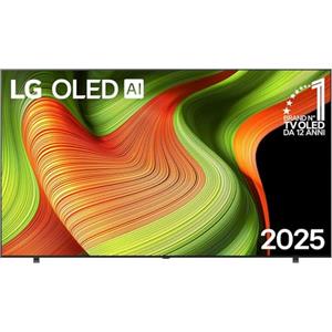 LG OLED AI B5 TV 65 pollici, Smart TV 4K, Processore α8 Gen2, webOS con AI, Dolby Vision e Atmos, Gaming con VRR, GSYNC e FreeSync 4K@120Hz, 4 HDMI 2.1, Alexa, OLED65B56LA 2025