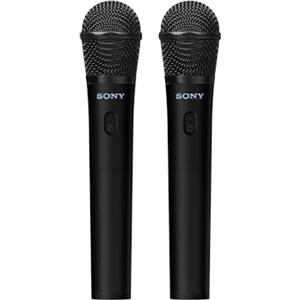 SONY ULTMIC1 - Set di microfoni wireless con 2 microfoni e ricevitore, riduzione avanzata del rumore, Duet Assist, batteria da 20 ore, antiurto, perfetto per la serie ULT POWER SOUND - Black