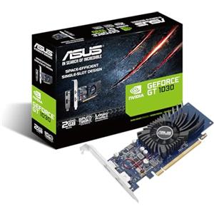 ASUS GeForce GT 1030 2 GB GDDR5, Scheda Video Gaming e Multimediale per HTPC Compatti e Build Low Profile, Incluso Bracket Aggiuntivo I/O