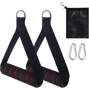 SMYJDMM Impugnatura con una sola mano, 2 maniglie per bande di fitness, manico con una sola mano, per fasce di resistenza, fasce elastiche per tricipiti, per allenamento a casa, palestra, fitness, allenamento