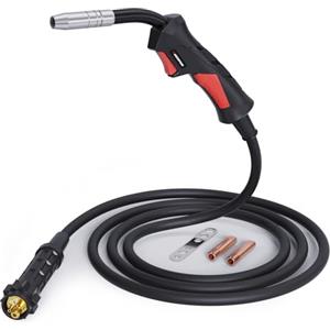 ARCCAPTAIN MIG MAG Torcia di saldatura MB15 Bruciatore 15AK 180A 3 m, con attacco europeo per saldatrici a gas di protezione MIG MAG