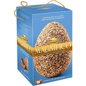 CAIYA Condorelli Magnifico Uovo di Cioccolato al Latte con Granella di Nocciole Tostate, Senza Glutine (Gluten Free) 130g (PASQUA 2025)