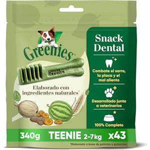 Greenies Snack - Bastoncini dentali per cani di piccola taglia (340 g) - Igiene orale certificata dai veterinari