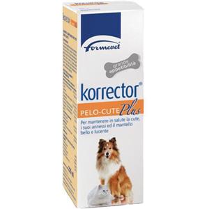 Formevet Korrector Pelo Cute Plus 220ml - Alimento Complementare per la Rigenerazione della Pelle e del Mantello di Cani e Gatti