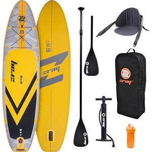 Zray E11 Combinato 11' 0 Gonfiabile Sup Tavola Stand Up Paddle Completo Confezione 335x84x12cm Con Kajak Sedile E Doppio Remo