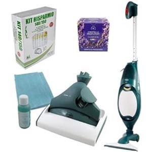 Generico Aspirapolvere Folletto VK 140 + Pulilava SP520 + Kit Risparmio Scopa Elettrica Casa Ufficio