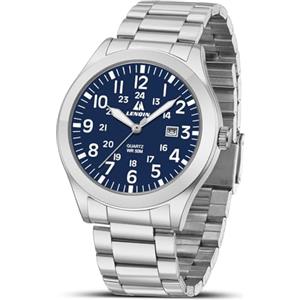 LN LENQIN Orologio Uomo Orologio Militare Orologio Campo Orologi Analogici Al Quarzo Per Uomo Orologi Polso Impermeabili Con Cinturino in Nylon Orologio Sportivo Tattico Militare Con Data