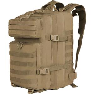 CINGHI LUSSO Zaino Militare Tattico 45 Litri Zaino da Viaggio Impermeabile Trekking Backpack da Uomo per Campeggio, Escursionismo, Pesca (Nero)