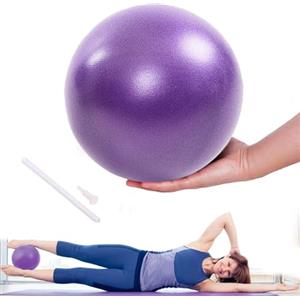 Lanjue Palla Pilates, 25 cm Palla da Yoga Palla Fitness Antiscivolo Antideflagrante, Fitball Palla Pilates Piccola per Allenamento Addominali e Spalle Equilibrio Sport Pilates